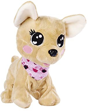 Simba - Chi Chi Love Baby Boo – Plüsch-Hund, interaktiv – reagiert auf 12 Befehle – 60 Verschiedene Sounds – Französische Version – 105893500002