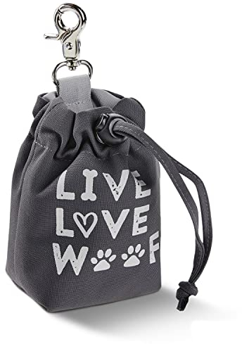 Wolters Happy Treat Bag Snackbeutel, Farbe:dunkelgrau