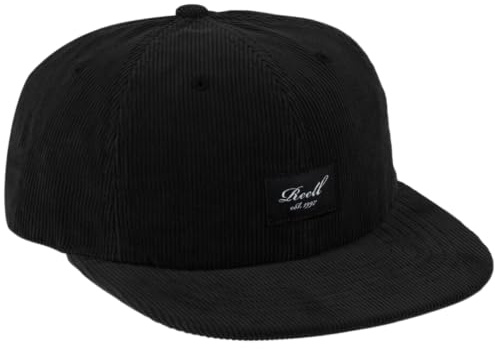 Reell Flat 6-Panel Cap, Snapback Kappe für Herren und Damen, Unisex