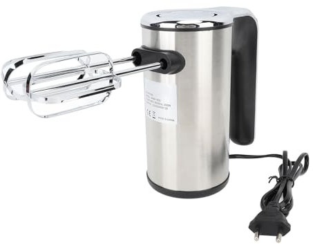Potente Sbattitore Elettrico da 500 W con Controllo a 5 velocità, Versatile Sbattitore Elettrico Turbo per Cuocere Torte, Montare Panna e Frullare Ingredienti