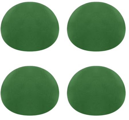 PATIKIL 4 Pack Half Round Floral Foam 3.5 Dia Foam, Green
