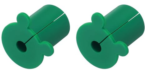 sourcing map 2Pcs Wall Grommets for Cables 3/4 Inch with 7mm, Silicone Black 16