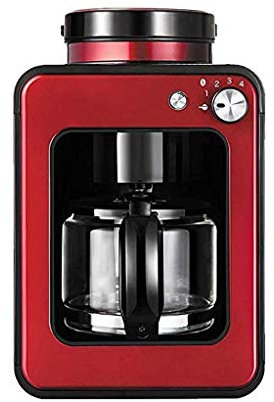CVNIMV Cafetière à Filtre, Machine à café Automatique à moudre et à Infuser avec Moulin à café à meules intégré