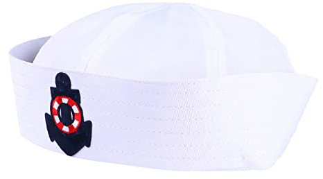 VALICLUD 1stück Sailor Hut Für Cosplay Und Partys Blaues Kostümzubehör Für Erwachsene Für Bühnenauftritte Und Karneval