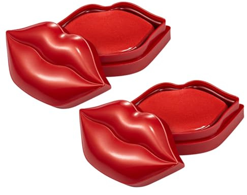 Mikinona 40 Unidades Mascarilla Labial en Gel para Dormir, Almohadillas Labiales Hidratantes Ácido Hialurónico, Cuidado para Labios Secos y Agrietados, Adecuado para Mujeres y Madres