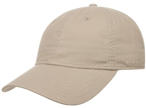 Stetson Ducor Sun Guard Fullcap Herren Baseballcap aus Bio-Baumwolle nachhaltig Frühjahr Sommer Cap mit Sonnenschutz UV 40 Stonewashed-Look Outdoorcap