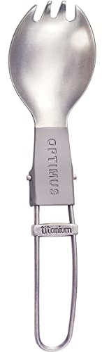 OPTIMUS Titanium foldable Spork, grey
