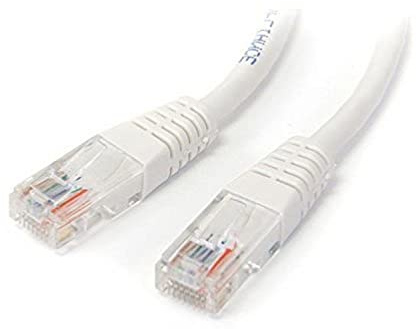 StarTech.com Cavo patch UTP Cat5e RJ45 modellato bianco da 15 m Cat 5e, Cavo patch da 15 m