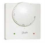 Danfoss 087N700600 White RET230L Electronic Room Thermostat, Heating