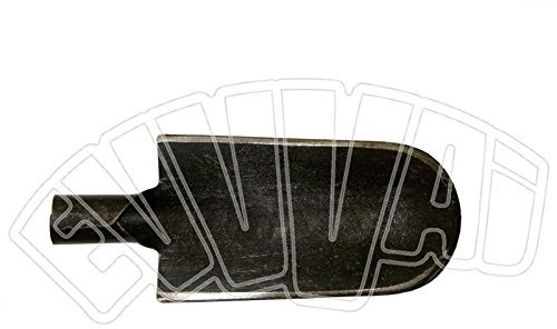 VANGA A PUNTA TONDA FORGIATA 395x300x160 MM PALA VANGA BADILE BADILETTO LAVORO