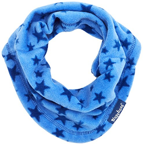 Playshoes Unisex Kinder Fleece-Schlauchschal Winter-Schal, blau, one size