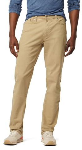 Levi Strauss Signature Gold Men's Athletic Tech Jeans, British Khaki, 34W x 32L