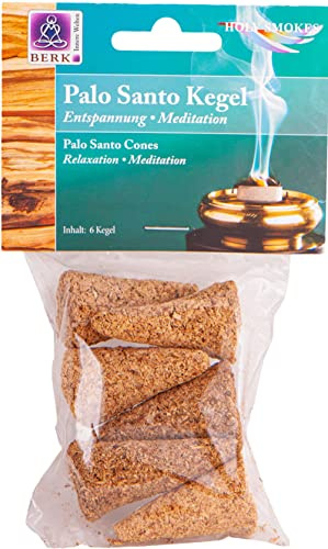 Berk Räucherkegel Palo Santo Räucherwerk HS-289 6-er Set Esoterik