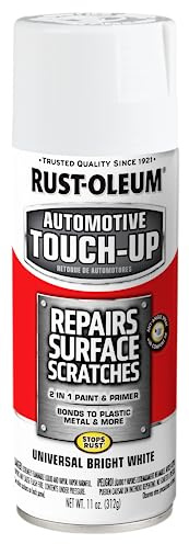 Rust-Oleum 292325 Automotive Universal Touch-Up Spray Paint, 11 oz, Bright White