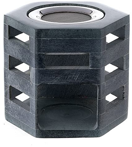 Pebetero Hexagonal Piedra ollar Vela