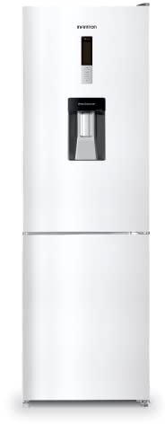 INFINITON FGC-346WB Réfrigérateur Combi, Blanc, 322 litres, No Frost, Distributeur d'eau 3L, Affichage LED avec contrôle de la température, Porte-bouteilles en aluminium