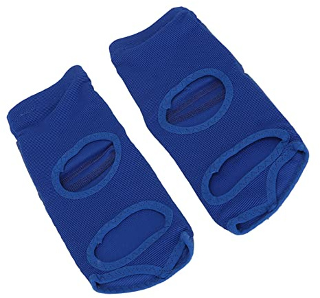 Saluaqui 2pcs Boxing Foot Protector Unisex PU Leather Soft Boxing Sparring Foot Guard, Training Sparring Gear Muay Thai Kung Fu Tae Foot Gear Support for Men Women Kids (M), Wholesale Business