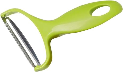 Green Slicer Large Wide Mouth Cabbage Vegetable Peeler Potato Peeler Stainless Steel Fruit Slicer Kitchen Gadget，Peeling, Grating and Slicing Tools