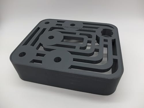 Halter Aufsteller für Kenwood Chef Reibe Raspel für 6 Aufsätze Art Deco Stil (Dark Gray)