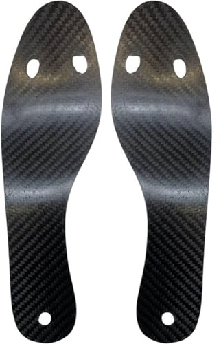 Lpitoy Plantilla De Fibra De Carbono para Hombres Y Mujeres, Inserto De Placa De Pie De Fibra De Carbono, Inserto De Zapato De Fibra De Carbono para Aliviar Dolor De Pies