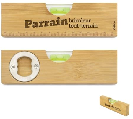 Niveau et décapsuleur - Parrain bricoleur tout-terrain