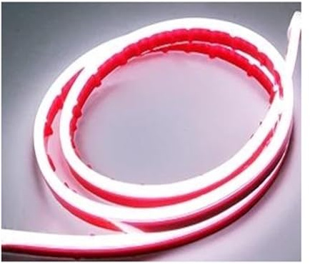 Luces Giro Intermitentes Tira Luces LED Decorativas para Capó Coche 12V con Escaneo Arranque Luces Ambientales Luz Circulación Diurna DRL con Lámpara Señal De Giro Intermitente(200cm)