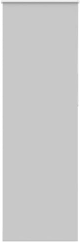 vidaXL Verdunkelungsrollo Hellgrau 65x210 cm Stoffbreite 60,7 cm, Rollo, Klemmfix, Thermorollo, Verdunklungsrollo, Klemmrollo, Fensterrollo