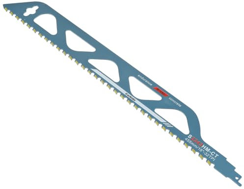 HUAREW Lame per Sega a Sciabola, Sega a Mano 455mm S2243HM, Lama per Sega a Gattuccio per Taglio di Metallo, Cemento, Mattoni, Seghetto Legno Accessorio Sega Universale (455mm)