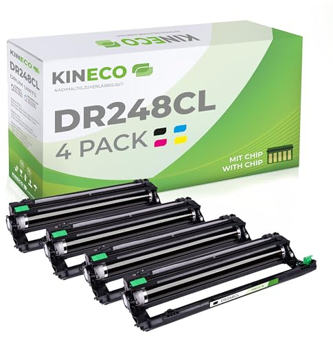 Kineco DR248CL Trommeleinheit kompatibel für Brother DR248 CL Trommel für HL-L3215CW L3220CW L3240CDW L8230CDW L8240CDW, MFC-L8340CDW L8390CDW L3760CDW, DCP-L3515CDW L3560CDW