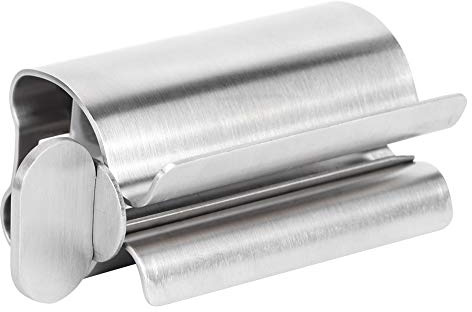 Irfora Presse-Dentifrice en Acier Inoxydable, Distribution et Organisation Faciles avec la Plupart des Tubes, pour Dentifrice, Gel Capillaire et Pommades