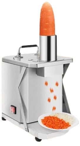 Electric Vegetable Choppers Cheese Grater Vegetable Cutter Stainless Steel Spiral Cutter Electric Vegetable Shredder Machine Vegetable Dice Cutter Commercial Electric Vegetable and Fruit Sli