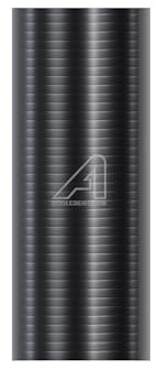 Silicone Straight Fuel & Oil Coupler Hose Black 45mm (1 3/4) ID x 75mm Long