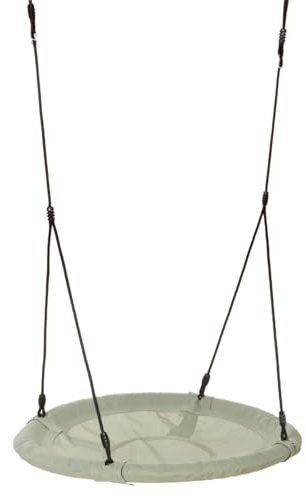 DICE Nestgunga 100 cm med svart flätat rep