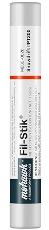 Mohawk Fil-Stik, Wax Putty Stick for Wood Repair, Snowdrift #PT200, M230-0026