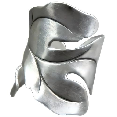 NicoWerk Anillo de plata para mujer de plata de ley 925 – Anillo ancho de estilo vintage – Anillo para mujer – Diseñado en Alemania – Anillo de diseño celta ajustable – Envoltorio de regalo – 190