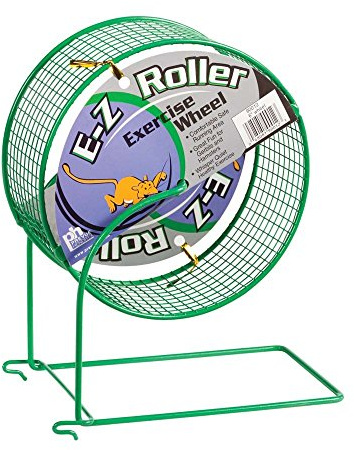 Prevue Pet Products SPV90012 Wire Mesh Hamster Wheel Toy for Small Animals, 6-Inch, Colors Vary