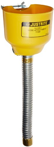 JustRite 11089 Érable Entonnoir avec tuyau galvanisé, 2,5 cm OD X 35,6 cm de long, pour l'acier