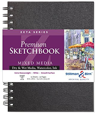 Stillman & Birn Skizzenbuch Zeta - 15 cm x 20,5 cm - Spiralgebunden