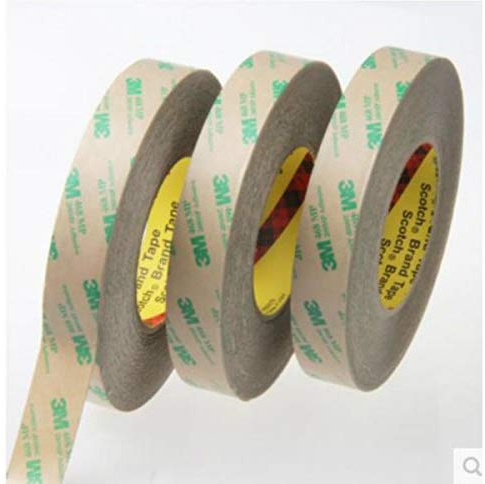 StickersLab - Marke 3M 468MP doppelseitiges Schaumstoff-Klebeband, transparent, 55 m (10 mm x 55 m).