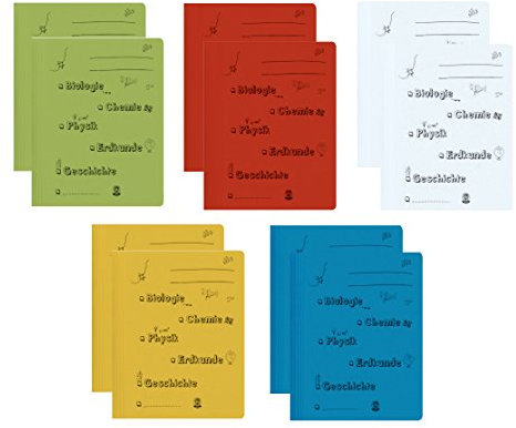 10 Karton-Schnellhefter / DIN A4 / für Oberschule