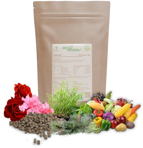 BioVegetal Universaldünger mit Guano und natürlicher Langzeitwirkung durch Fixierung der Nährstoffe durch Ton-Humus-Komplex, 5 kg jetzt im recycelbaren und wiederverschließbaren Papierbeutel