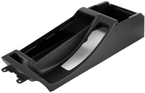 Yctze ABS-Mittelkonsolenverkleidungssockel mit Armlehnenöffnung 51168218305 Passend für 3er-Serie E46 98‑04 Linkslenker (schwarz） für Mittelkonsolenverkleidungsbasis 51168218305 Mittelkonsolen-LHD-Bas