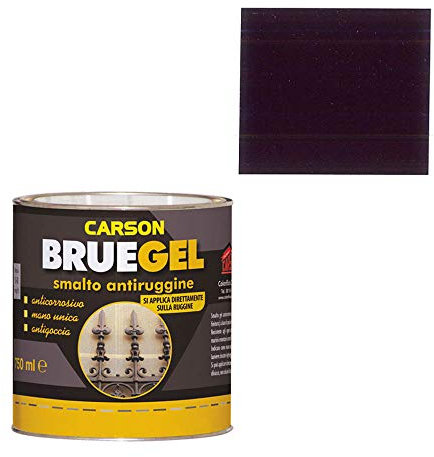 Colorificio Carson Bruegel Smalto Antiruggine Anticorrosiva Per Ferro Vernice Mano Unica Uretanico (RAL 8017 - MARRONE CIOCC.)