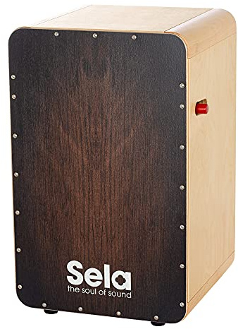 Sela CaSela Pro - Brown Dragon - Snare Cajon mit On/Off-System und Clap Corners