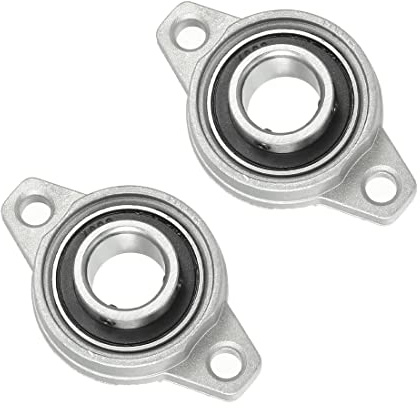 PATIKIL 2pz KFL003 17mm Zinco Lega Auto Allineante Cuscino Blocco Flangia | per Macchina, Cuscinetto