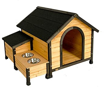 SUNESA Katzenhaus Katzenvilla Dog Villa Outdoor Zwinger Outdoor Hundehütte Große Zwinger Hundehütte Haustierhütte Wird mit Aufbewahrungsbox geliefert Katzenhütte