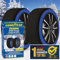 Goodyear Calze da Neve Star Gripper Omologate Italia EN 16662-1:2020 Due Catene da Neve in Tessuto per Auto, Snow Sock Taglia M, per R13 - R19 (Misure per Pneumatici Dettagliate all'Interno)