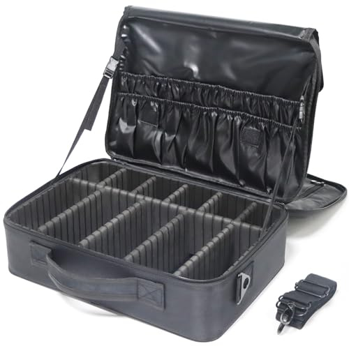 Maletin Maquillaje Profesional Maletín Maquillaje Neceser Organizador Maletín Estuche de Maquillaje Maletas de Makeup Bag Bolsa Maquillajes