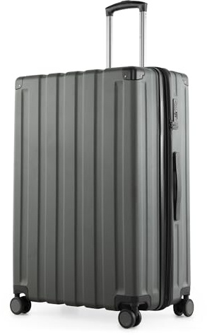 Hauptstadtkoffer Q-Damm - Großer Hartschalenkoffer, TSA, 4 Rollen, Check-In Gepäck mit 6 cm Volumenerweiterung, 78cm, 133 Liter, Graphite | ABS-Hartschale · TSA-Zahlenschloss · Erweiterbar · 4 Rollen · Austauschbare Ersatzteile · Aufgabegepäck · Urlaub · 2-3 Wochen