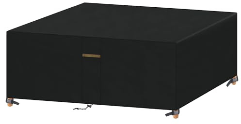 VANSHEIM Housse de protection pour meubles de jardin - Résistante à l'hiver - Imperméable - 190 x 140 x 71 cm